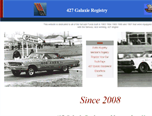 Tablet Screenshot of 427galaxieregistry.com